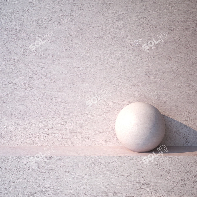 Seamless Plaster Texture 3D model image 1