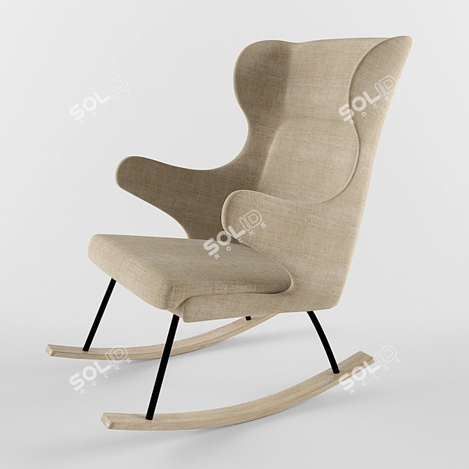  JB Lounger Chair: Stylish Comfort for Any Space 3D model image 1