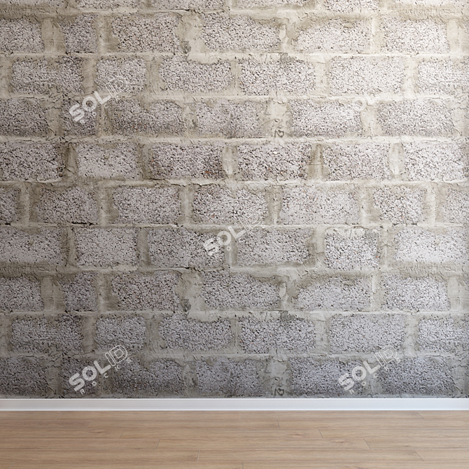 Seamless Masonry: Ultra HD Quality 3D model image 3