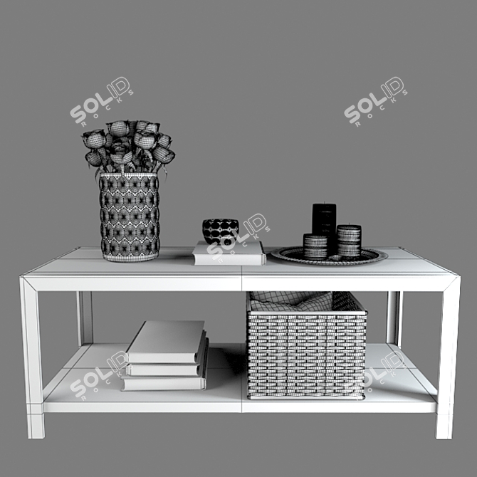 Modern Coffee Table: 3D Models 3D model image 3