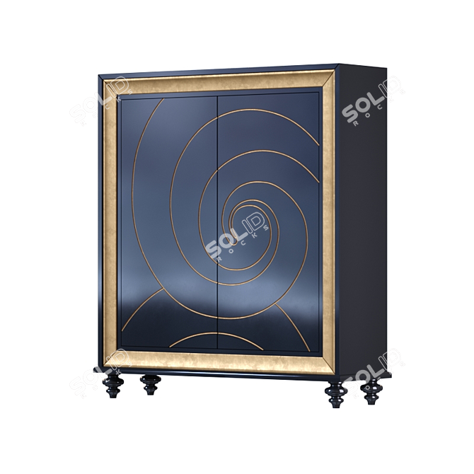 Elegant Galiano Buffet: Spanish Excellence 3D model image 1