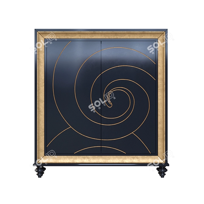 Elegant Galiano Buffet: Spanish Excellence 3D model image 2