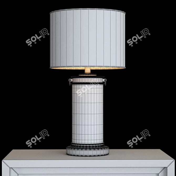 Blanchard Modern Table Lamp 3D model image 2