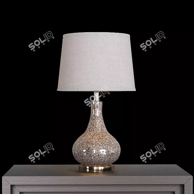 Sleek Naperville Table Lamp 3D model image 1