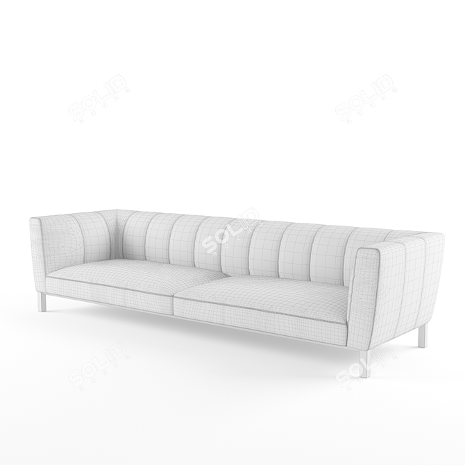 Sleek Warp: Unfolding Elegance 3D model image 2