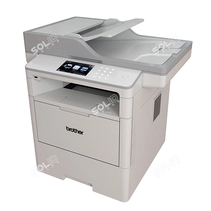 Brother DCP-L6600DW All-in-One 3D model image 1