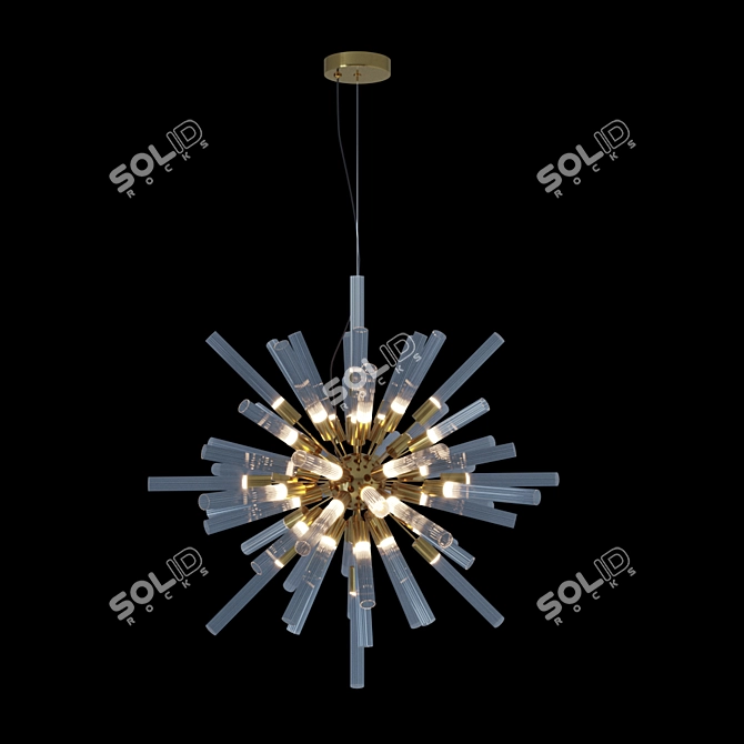 Luxxu Waterfall Sputnik Pendant 3D model image 2