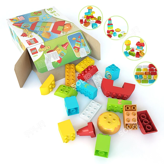 Title: Lego Duplo 10815 Building Set 3D model image 1