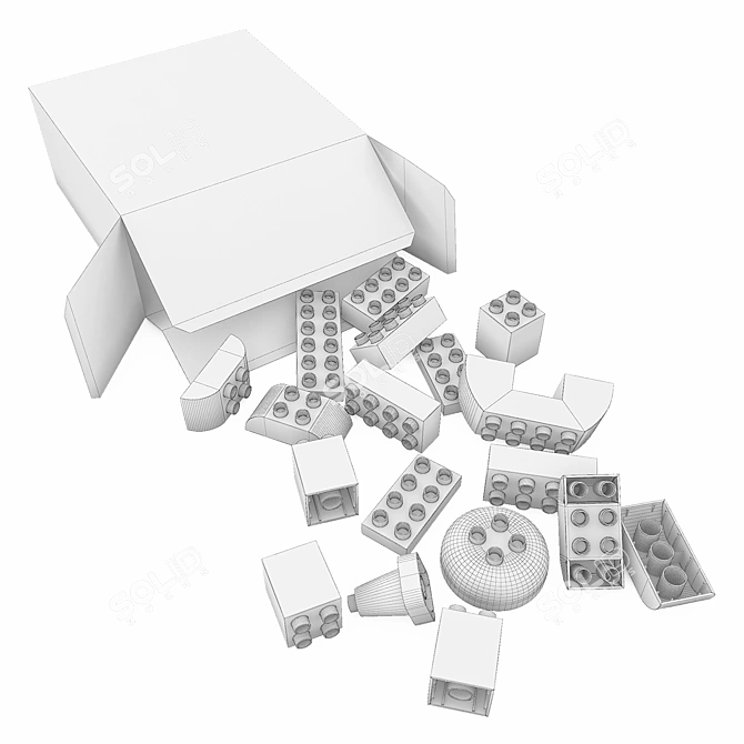 Title: Lego Duplo 10815 Building Set 3D model image 3