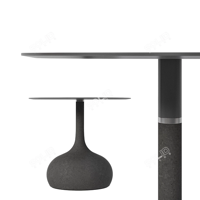 Elegant Saen Table 3D model image 2
