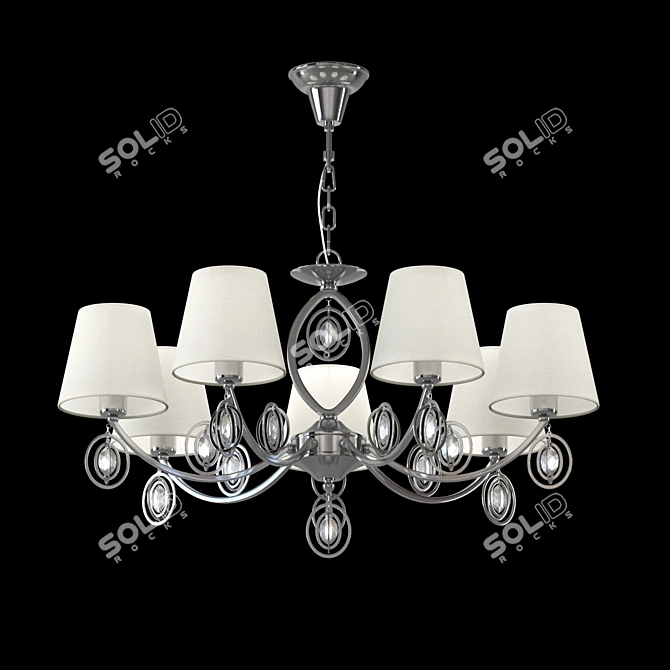 Freya Luciana PL - Elegant Modern Chandelier 3D model image 1