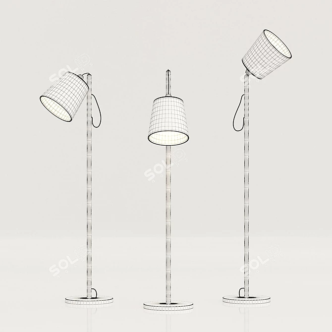 Muuto Pull Lamp: Sleek and Stylish Illumination 3D model image 3
