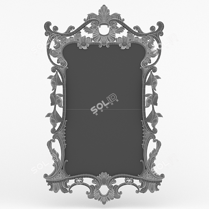 Luxury Sculpted Mirror: Lucretia Romano Home 3D model image 3