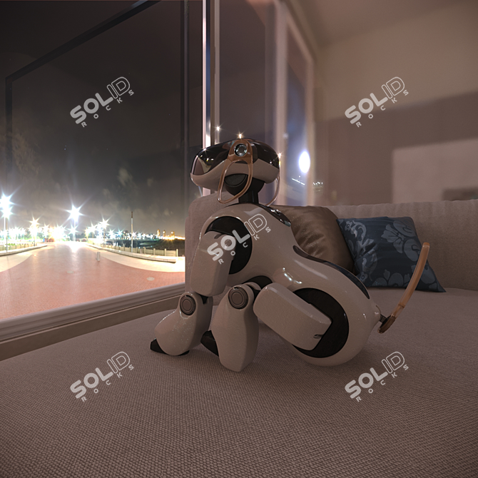 Sony Aibo Robot Toy 3D model image 3