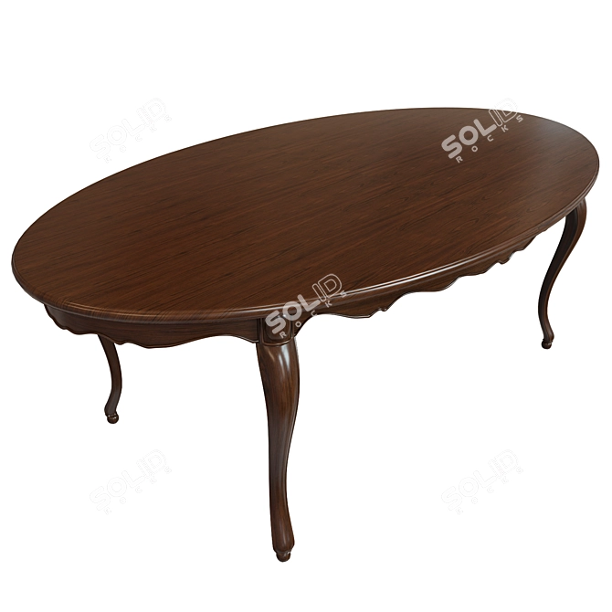 Classic Table (L-2100) 3D model image 2