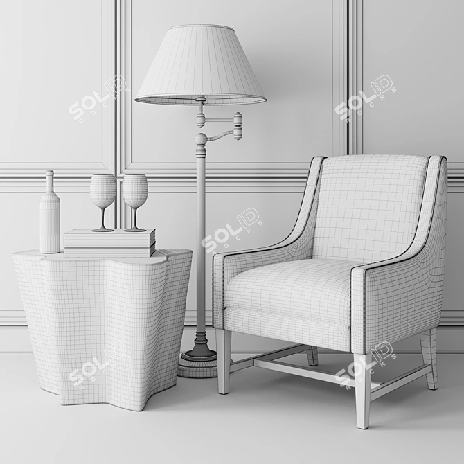 Elegant Eichholtz Decor Set 3D model image 2