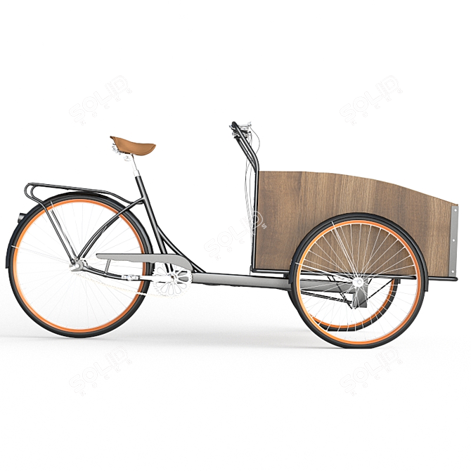 Christiania Cargo Bike: Max 2014+vray, FBX 2009 (Reassign Materials) 3D model image 3