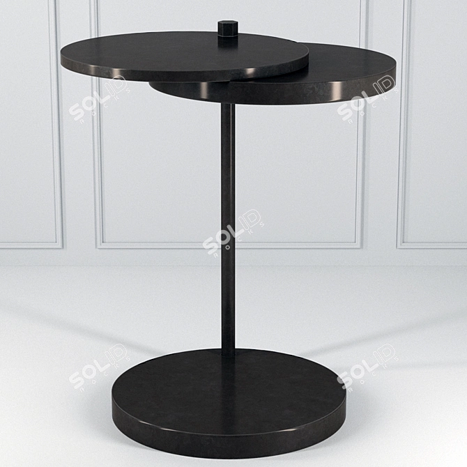 Minimalist Noir Ebba Side Table 3D model image 1