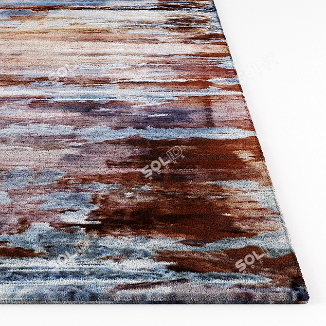 Customized Handcrafted Rug - 2500x3700 mm 3D model image 2