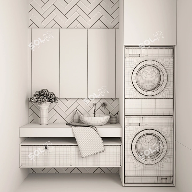 Electrolux Laundry Duo 3D model image 3