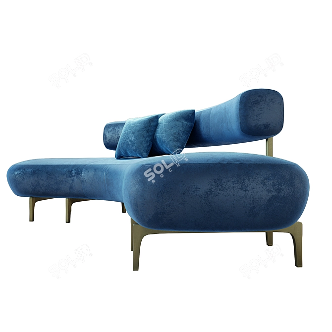 Ella Piet Boon Designer Sofa 3D model image 3