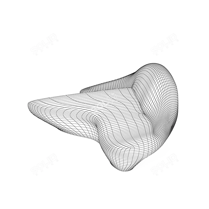 Cosmic Comfort: Space Sofa 3D model image 3