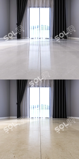  Elegant Marble Floor Tiles 3D model image 3