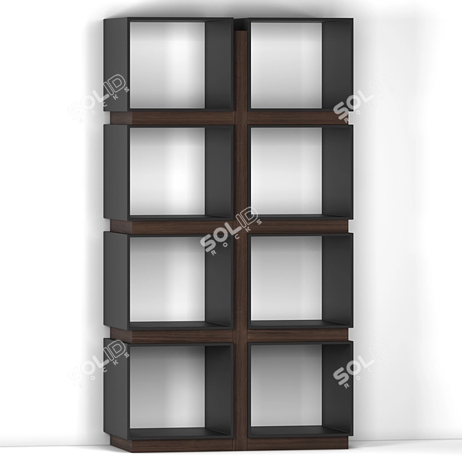 Diego Divider Cupboard: Stylish and Functional 3D model image 1