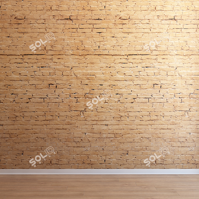 Seamless Brickwork for Interiors and Exteriors 3D model image 3