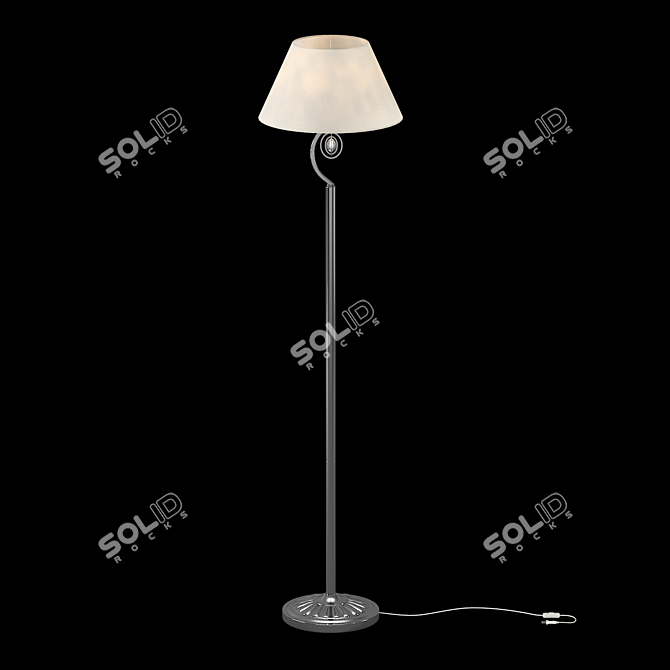 Freya Luciana Floor Lamp - Elegant Lighting Solution 3D model image 1