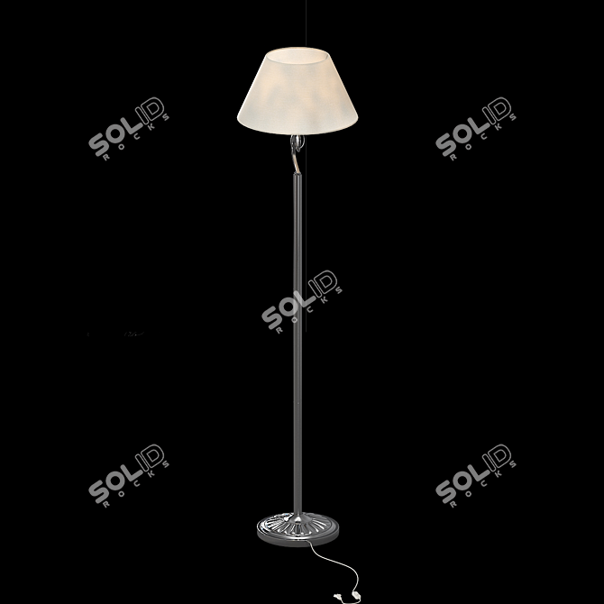 Freya Luciana Floor Lamp - Elegant Lighting Solution 3D model image 2
