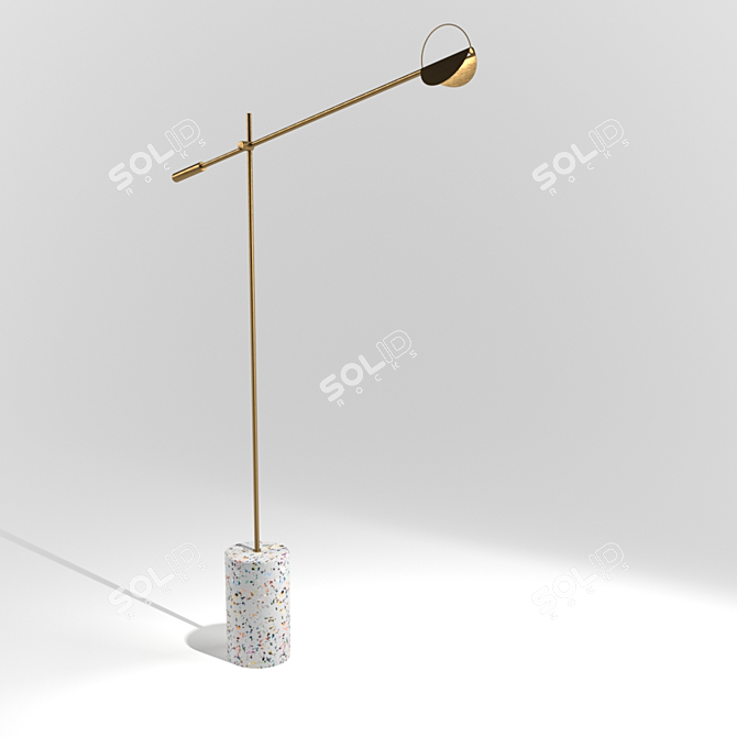Bolia Leaves: Elegant Floor Lamp 3D model image 1