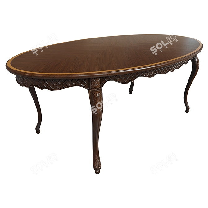 Classic Thread 2100 Table 3D model image 1