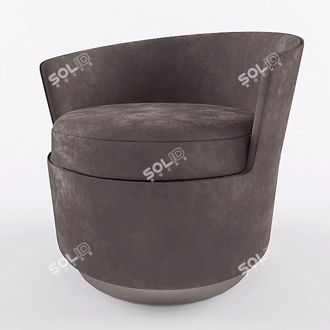 Elegant Armchair for Maximum Comfort 3D model image 2