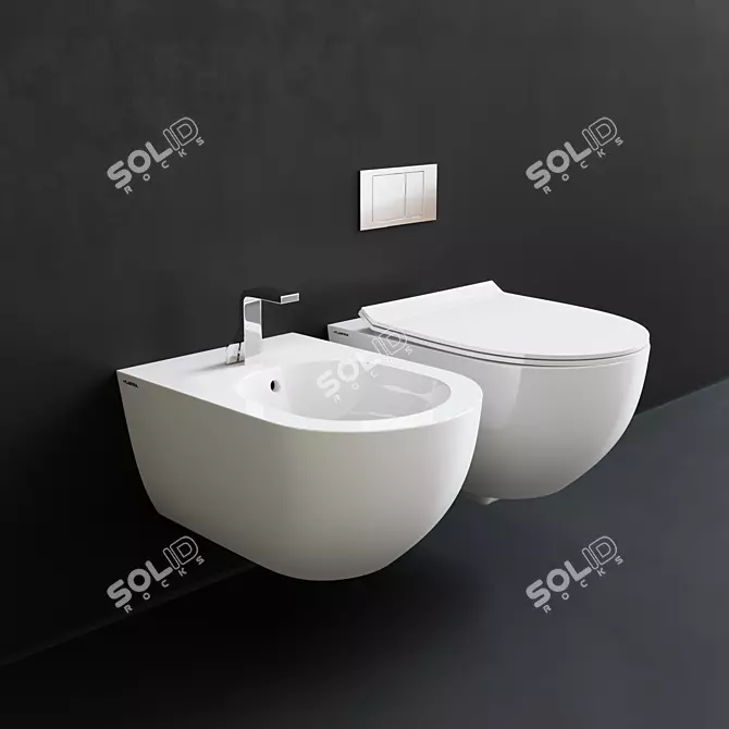 Flaminia Bathroom Solution 3D model image 1