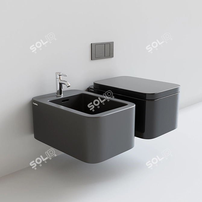 Flaminia Nila Toilet & Bidet 3D model image 1