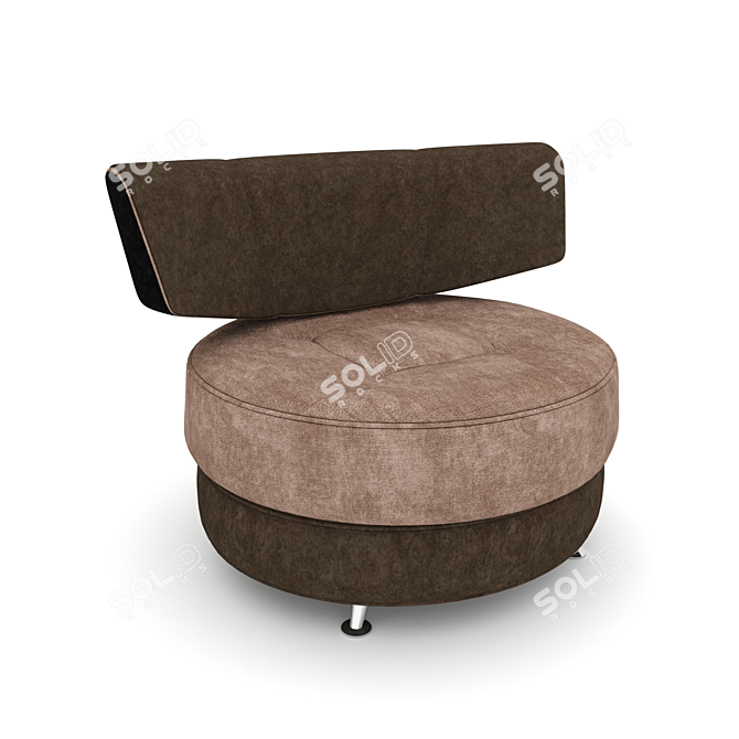 Breeze Swivel Chair | Stylish & Functional 3D model image 1