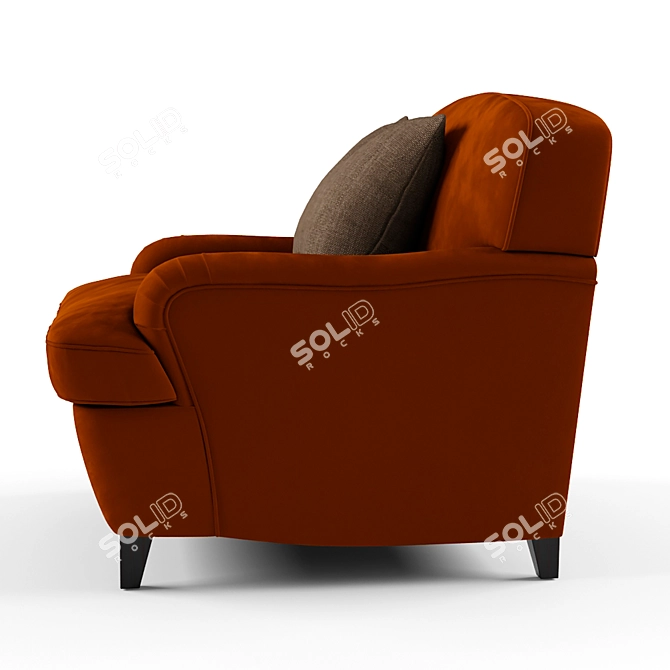 Elegant Tosconova Clayton Armchair 3D model image 2