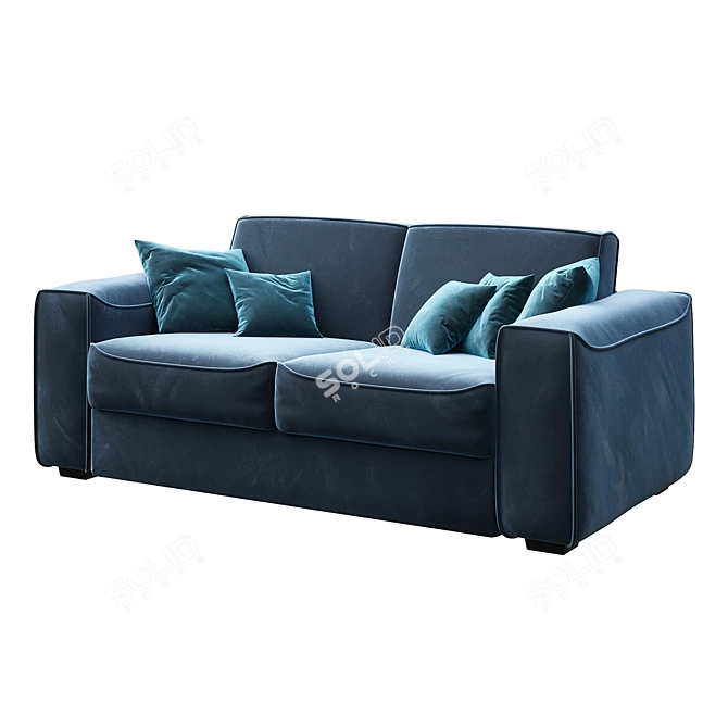 Mesonica Munro Sofa: Stylish and Versatile 3D model image 1