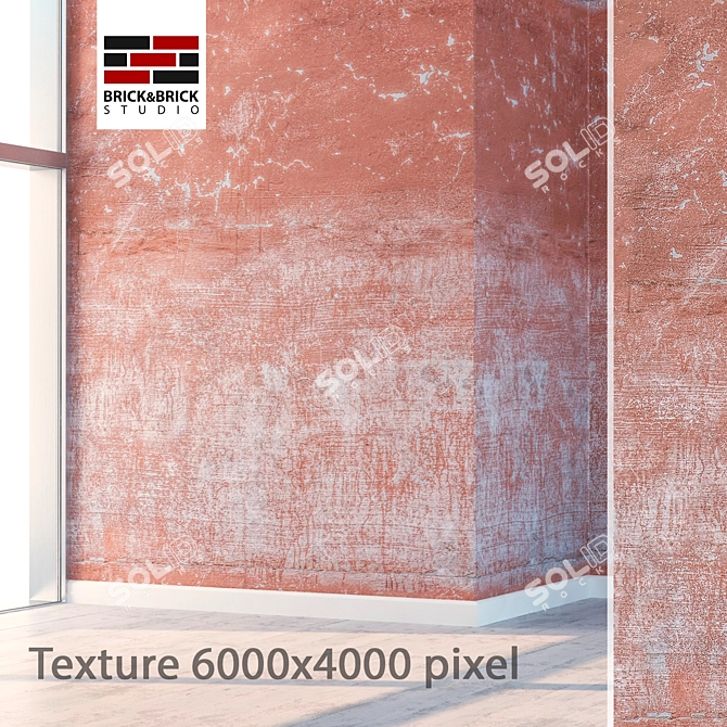 Seamless High Detail Plaster 3D model image 1