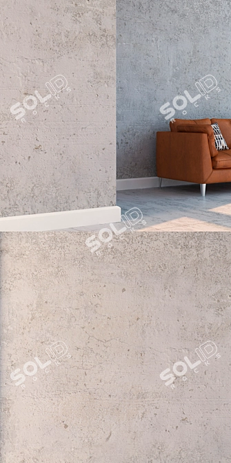 Seamless High-Definition Plaster 3D model image 3