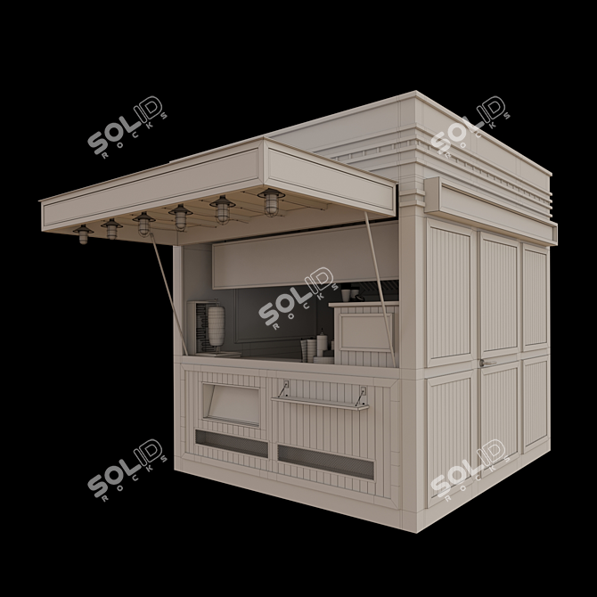 Snack Spot Döner 3D model image 2