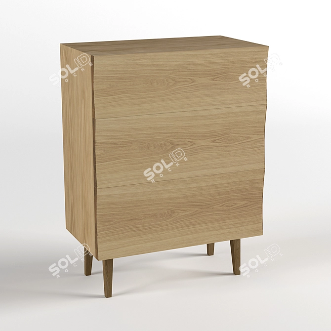 Modern Reflect Cabinet: Stylish Muuto Sideboard 3D model image 1