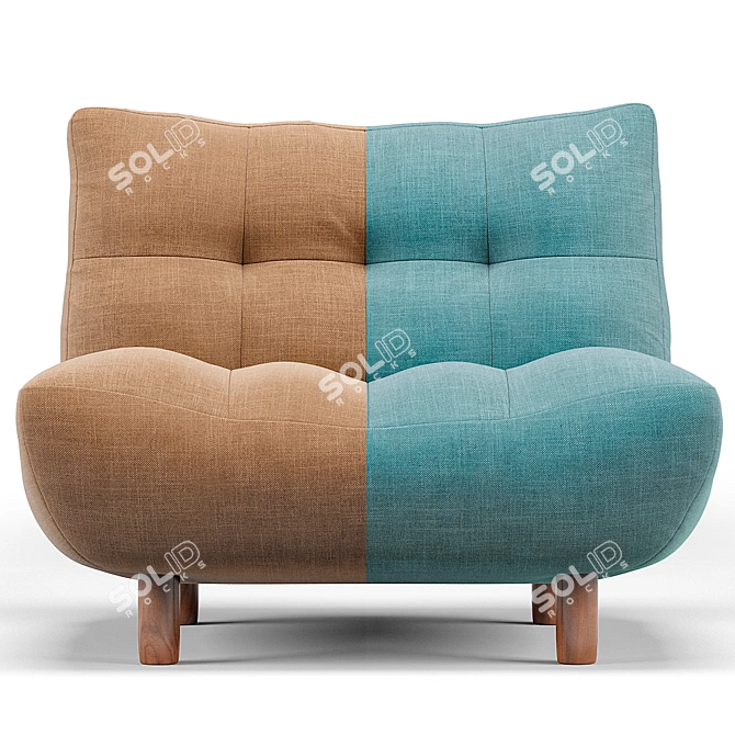 Modern Bonnie Chair: Stylish and Comfortable 3D model image 1