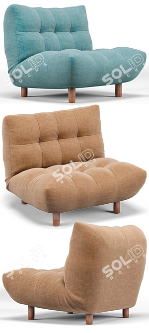 Modern Bonnie Chair: Stylish and Comfortable 3D model image 2