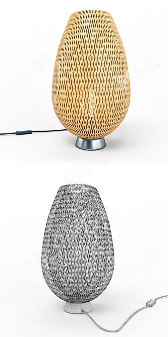 BOYA Table Lamp: Elegant Illumination for Any Space 3D model image 3
