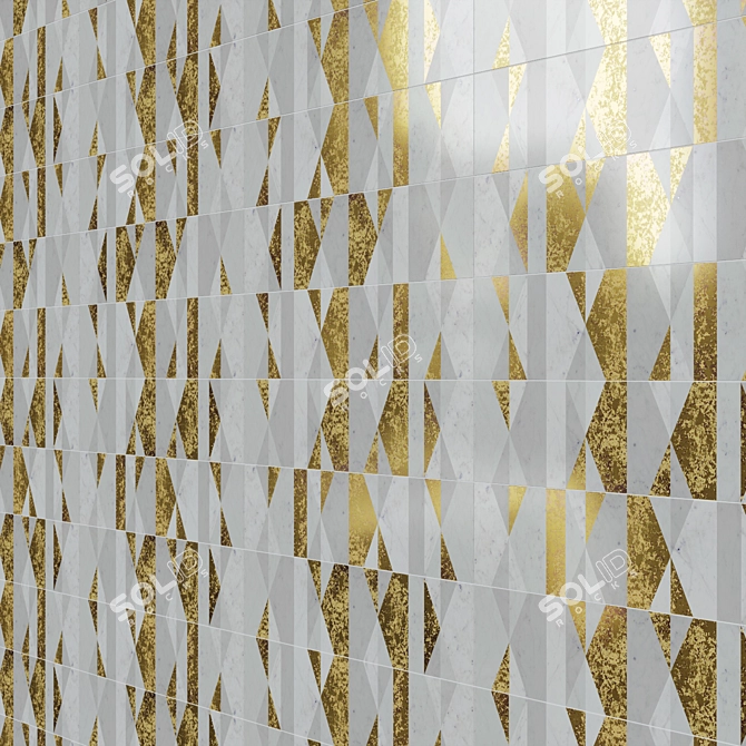Charme Extra Carrara Wall Tile - 25x75cm 3D model image 2
