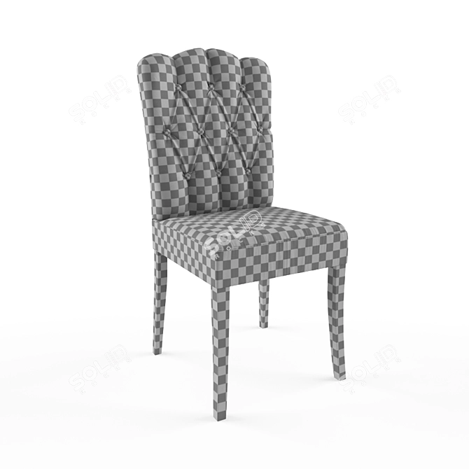 Delightful Miss Bedroom Chair 3D model image 2