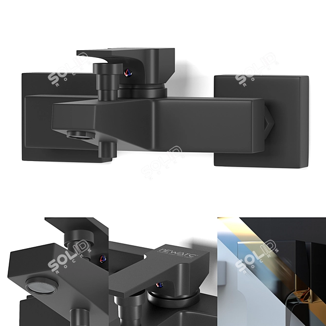 Newarc Aqua Mixer - Sleek and Stylish 3D model image 1