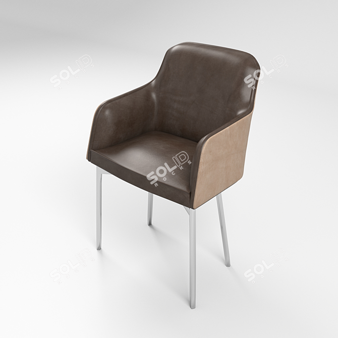 Modern Italian Design: Tosconova Eli Chair 3D model image 1